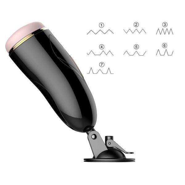 Masturbator-Vibrating Masturbation Cup USB 7 + Interactive Function / Talk Mode zdjęcie 4