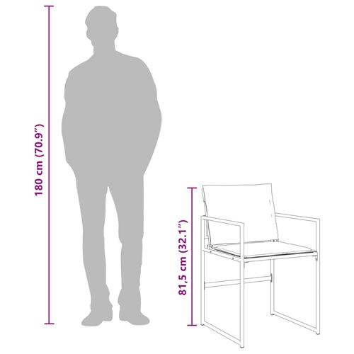 11-cz. zestaw mebli ogrodowych z poduszkami, czarny, textilene na Arena.pl
