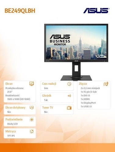 Asus 24'' BE249QLBH na Arena.pl