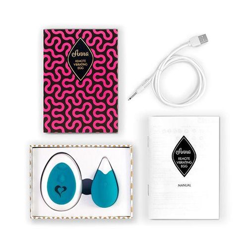 Feelztoys - Anna Vibrating Egg Remote Deep Green na Arena.pl