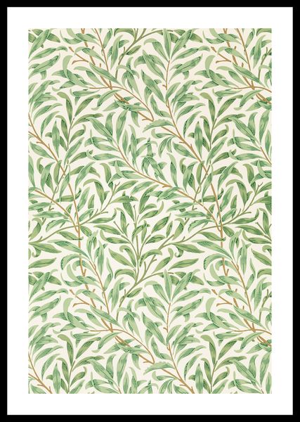 Plakat 40x60cm Willow Pattern 2, Morris Vintage do Salonu zdjęcie 3