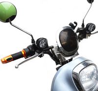 Mocowane Pod Lusterka Dwie Lampy Motocyklowe Led 12V/12W
