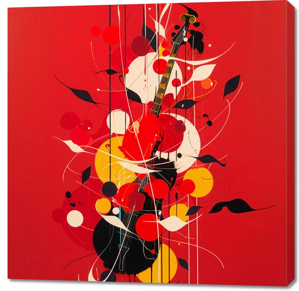 Obraz 100x100cm Melodyjna Barwa zdjęcie 1
