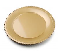 podkładka pod talerz złota blanche  33x33xh2cm