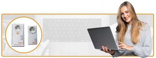 Transmiter sieciowy WIFI Comtrend Powerline PG-9073LG +1x PG-9072LG zestaw na Arena.pl