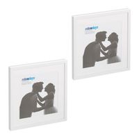 2 szt Ramka Duża Rama na zdjęcia obrazki biała