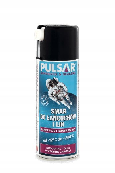 SMAR DO ŁAŃCUCHÓW I LIN PULSAR AEROZOL 400 ML zdjęcie 2