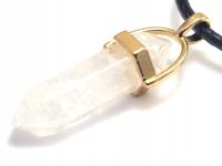 WISIOREK kamień KRYSZTAŁ GÓRSKI naszyjnik [W1180]