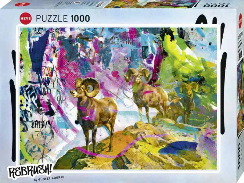 Puzzle Heye. 1000 elementów. Wielkie Rogi zdjęcie 1
