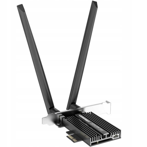 AX3000 WiFi6 WPA3 CF-AX200 PRO BLUETOOTH 5.2 ANTENY GIGABIT na INTEL AX200 zdjęcie 2
