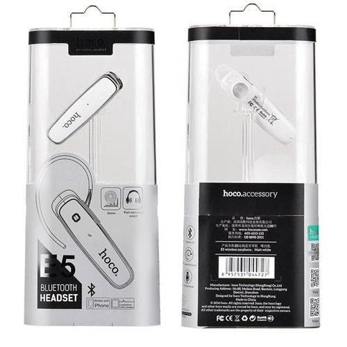 ZESTAW SŁUCHAWKOWY BLUETOOTH HOCO E5 BIAŁY na Arena.pl