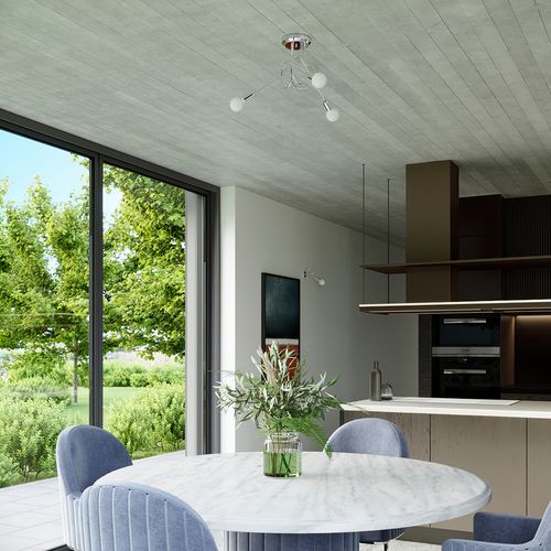 Żyrandol LOOP 3 chrom na Arena.pl