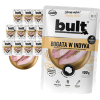 BULT mokra karma dla psa Indyk saszetka 12x100g