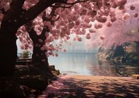 Plakat 84x59,5cm Spokój Sakury