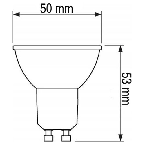10x Żarówka LED GU10 6W 3000K BIAŁA CIEPŁA BARWA 120° WYDAJNA PREMIUM na Arena.pl