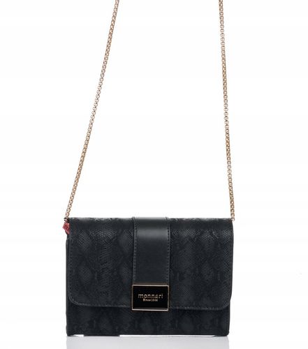 TOREBKA LISTONOSZKA MONNARI WIZYTOWA KOPERTÓWKA Czarna na łańcuszku na Arena.pl