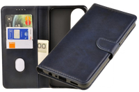 Etui portfel Wallet do Oppo A60 4G granatowy