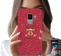 ETUI DO SAMSUNG GALAXY S9 - ŚWIĄTECZNY RENIFER MIKOŁAJ ŚWIĘTA +FOLIA