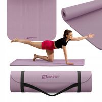 Mata antypoślizgowa gruba fitness NBR 1,5cm 190x60cm karimata do ćwiczeń