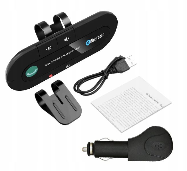 ZESTAW GŁOŚNOMÓWIĄCY BLUETOOTH DO SAMOCHODU V 4.0 4.1 zdjęcie 4