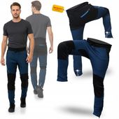 SPODNIE ROBOCZE DRESOWE MĘSKIE DO PASA ELASTYCZNE DRESY MOCNE WYGODNE BHP