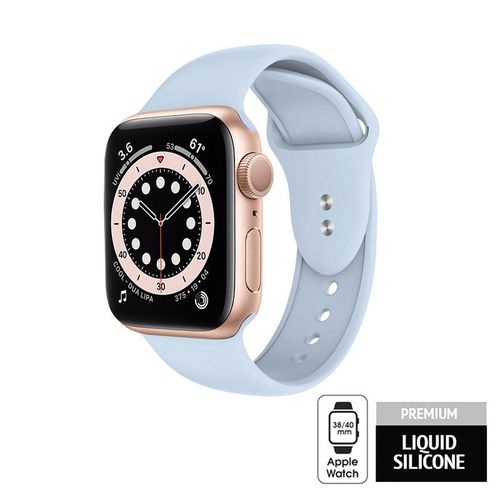 Crong Liquid - Pasek do Apple Watch 38/40mm (błękitny) na Arena.pl