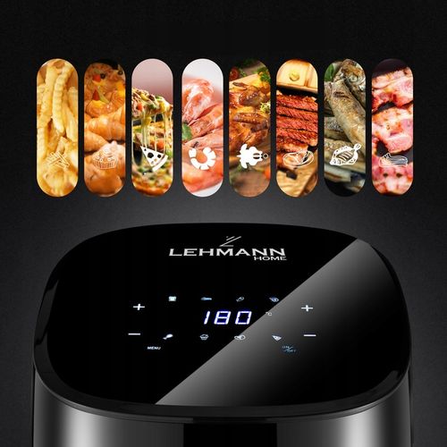 FRYTKOWNICA BEZTŁUSZCZOWA AIRFRYER GRILLOWANIE DUŻA NIEPRZYWIERAJĄCA na Arena.pl