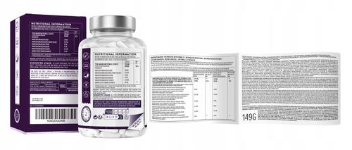 MAGNEZ COMPLEX 5 rodzajów 400mg Bisglicynian Taurynian 180 Kapsułek na Arena.pl