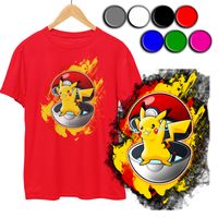 KOSZULKA DZIECIĘCA T-SHIRT Z NADRUKIEM - POKE.MON PIKA.CHU - XXXS 86-92