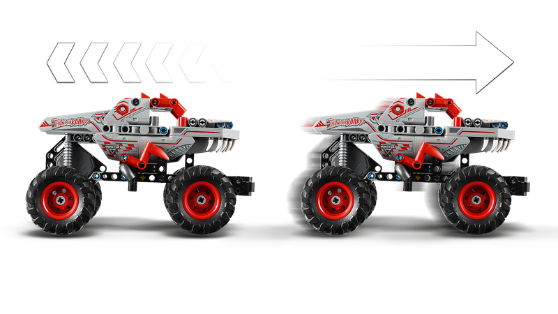 LEGO Technic Monster Jam ThunderROARus z napędem typu pull-back 42200 zdjęcie 5