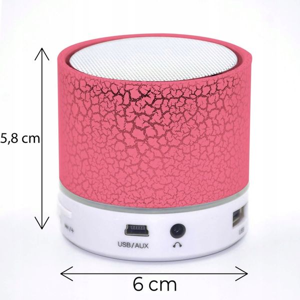 GŁOŚNIK BEZPRZEWODOWY PRZENOŚNY BLUETOOTH LED zdjęcie 8