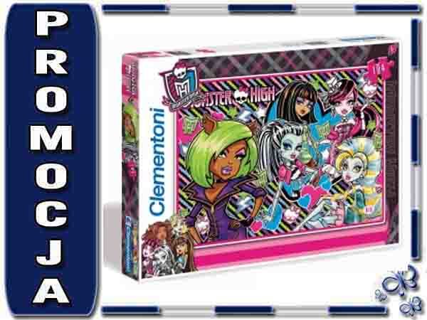 CLEMENTONI 27816 Puzzle 104el. MONSTER HIGH zdjęcie 1