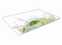 SZKLANA DESKA KUCHENNA 60x20 15c Limonki