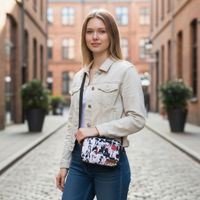 Mini Torebka Box z Ekoskóry z Motywem Fashion Ilustracji w Stylu Komiksowym