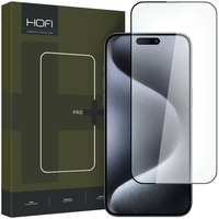 szkło hartowane hofi glass pro+ iphone 15 pro max black