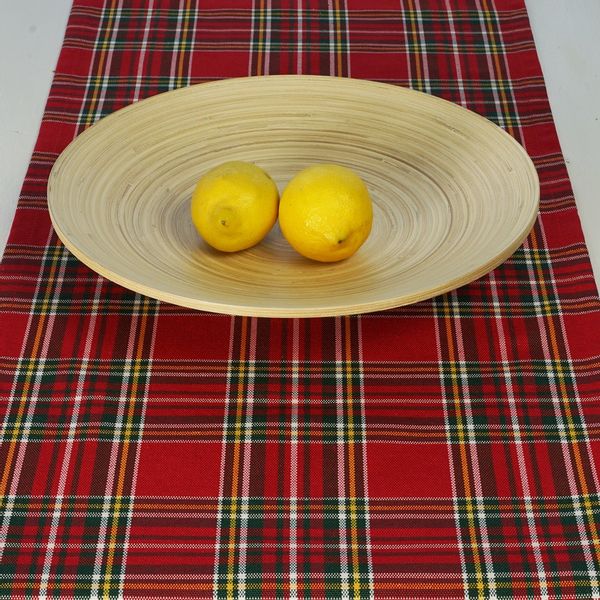 Bieżnik CZERWONA KRATA na stół Czerwony Boże Narodzenie PolDesign zdjęcie 5