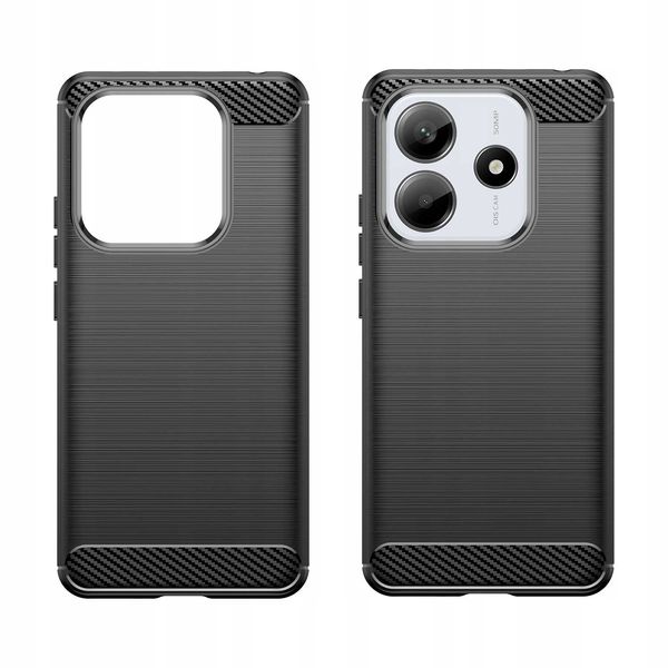 Spacecase Carbon Redmi Note 14 5G / Poco M7 Pro 5G Black zdjęcie 5