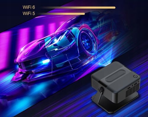 PROJEKTOR RZUTNIK ANDROID SMART TV WIFI FULL HD 6000LM 4K LED na Arena.pl