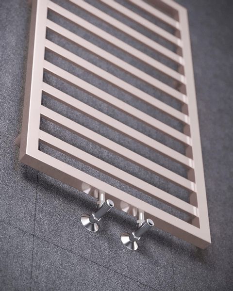 *Grzejnik łazienkowy MELY 720x530 318W *ZŁOTY RÓŻ zdjęcie 2