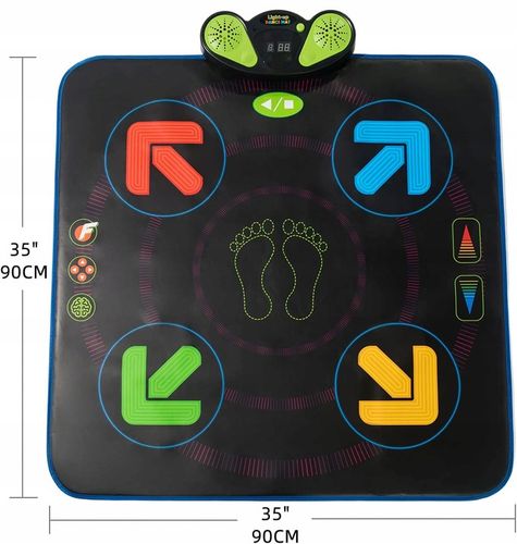 MATA MUZYCZNA TAŃCZENIA PIANINKO GRA TANECZNA MATA DO TAŃCA DLA DZIECI na Arena.pl