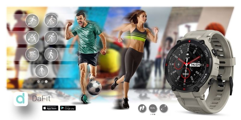 smartwatch giewont szary gw430-2 zdjęcie 13