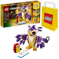 KLOCKI LEGO CREATOR 31125 FANTASTYCZNE LEŚNE ZWIERZĘTA DLA DZIECI +TORBA