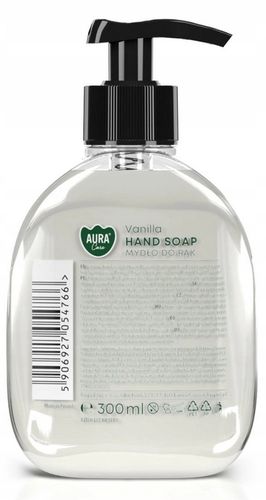 aura care mydło do rąk kremowe wanilia 300 ml z dozownikiem ahs-001-003 na Arena.pl