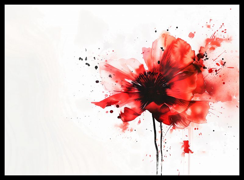 Plakat 55x40cm Płynna Akwarela zdjęcie 2