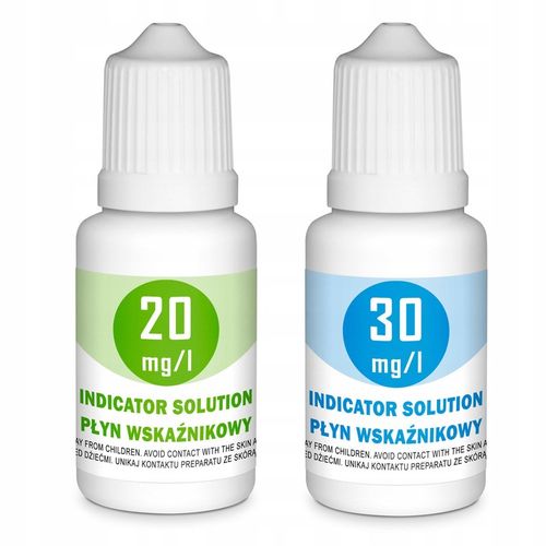 AQUA GLASS indykator NANO stały test CO2 + PŁYN na Arena.pl