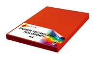 papier techniczny a4 240g czerwony intensywny 50 arkuszy