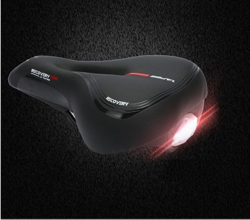 MIĘKKIE SIODEŁKO ROWEROWE RECOVERY ZONE LAMPKA LED na Arena.pl