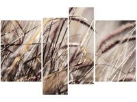 130CM 85 OBRAZ 4 ELEM BUSZUJĄCY TRAWIE NINA MATTHEWS ŚCIENNY