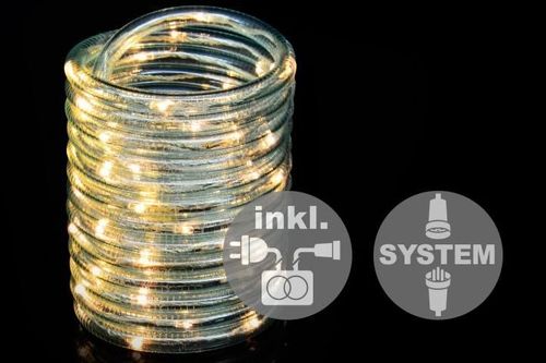 Diled kabel oświetleniowy - 60 LED ciepły biały + zasilanie na Arena.pl