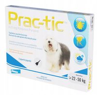 Prac-Tic dla PSA 22 - 50 kg przeciw pchłom i kleszczom 3 MIESIĄCE OCHRONY